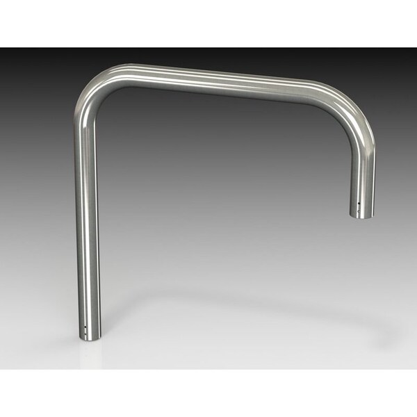 JProfile Tube, 29.53 in. H x 29.53 in. W x 2.36 in. L, 304 Stainless Steel